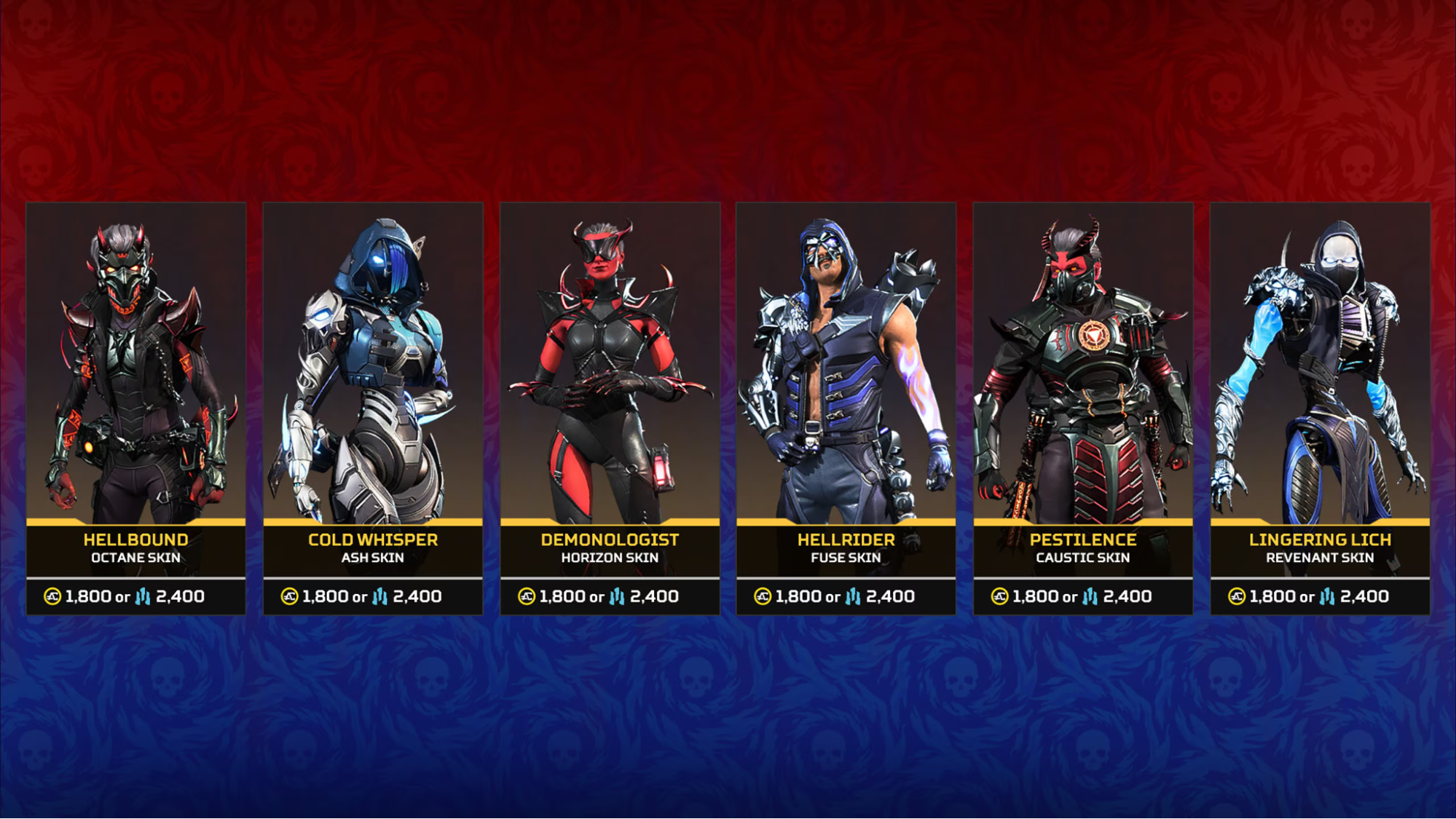 new apex skins